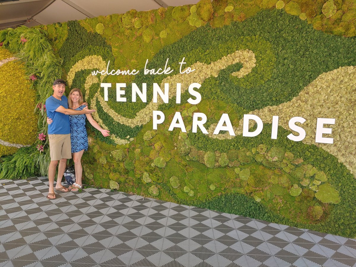 olsongt's tweet photo. #BNPPOpen4Trees @BankoftheWest Planting trees for selfies!!! (Also there's some tennis happening around here too....) https://t.co/YqQeD4qgJR