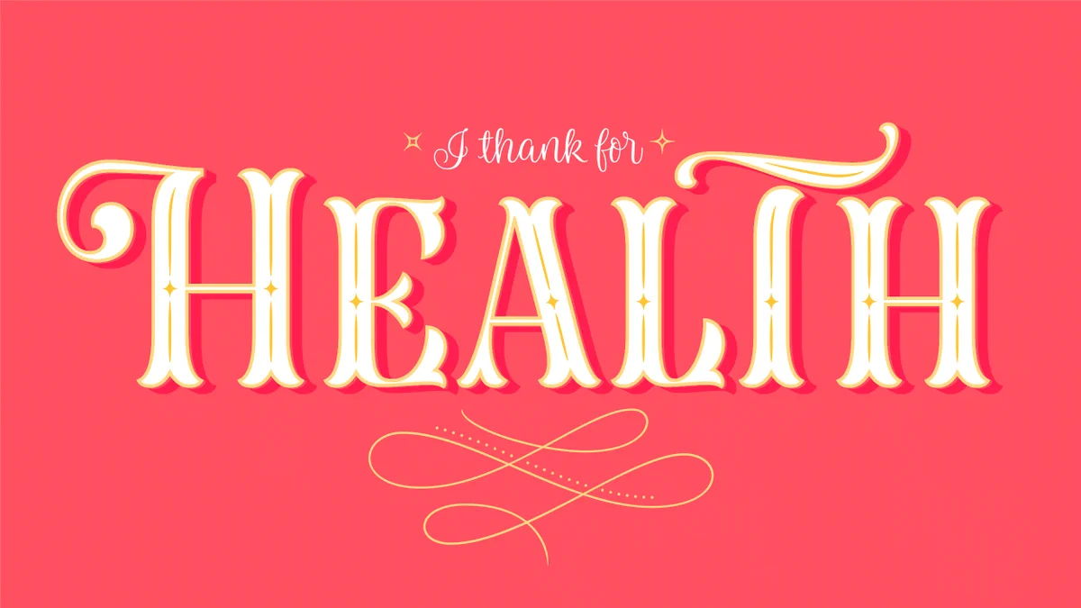 I thank for health