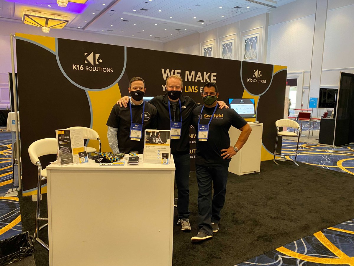 K16solutions's tweet image. It&apos;s a wonderful Wednesday to be at #olcaccelerate thanks to @OLCToday! Our team is loving the opportunity to connect with so many industry partners and school administrators. Be sure to come by and visit us at booth #211!
#edtech #highered #k16solutions #lms