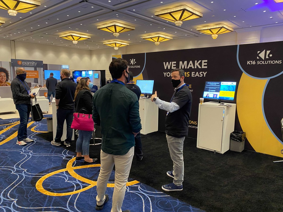 K16solutions's tweet image. It&apos;s a wonderful Wednesday to be at #olcaccelerate thanks to @OLCToday! Our team is loving the opportunity to connect with so many industry partners and school administrators. Be sure to come by and visit us at booth #211!
#edtech #highered #k16solutions #lms