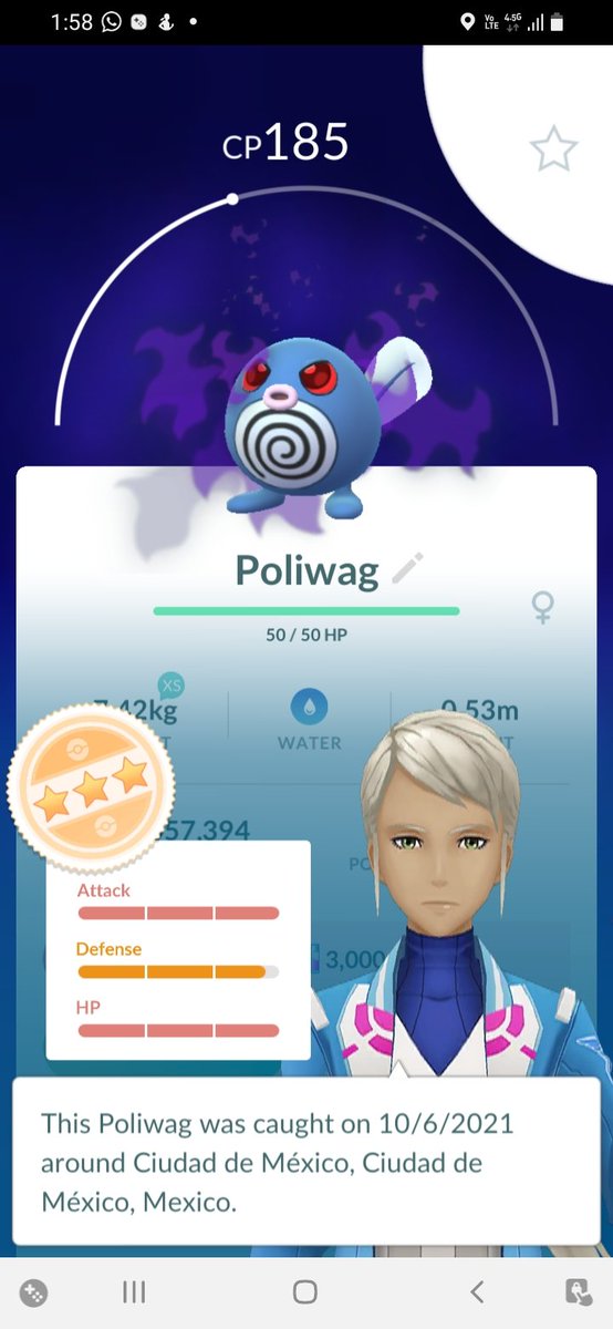 DemonReza8's tweet photo. I'll take it!
#ShadowPokemon #Polywag
#PokemonGO https://t.co/DhYccrueiR