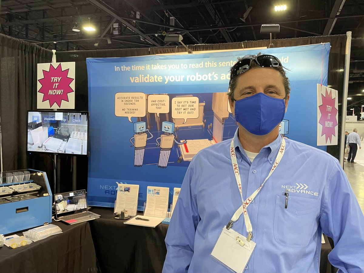 Did you get a chance to Checkit out? We hope you saw Checkit® Go in action at the AACC Show. If not, call  1-518-674-3510 to get free samples. See for yourself how fast and easy it is to verify the accuracy of your robot and multichannel pipettes! #pipette bit.ly/39rJdQz