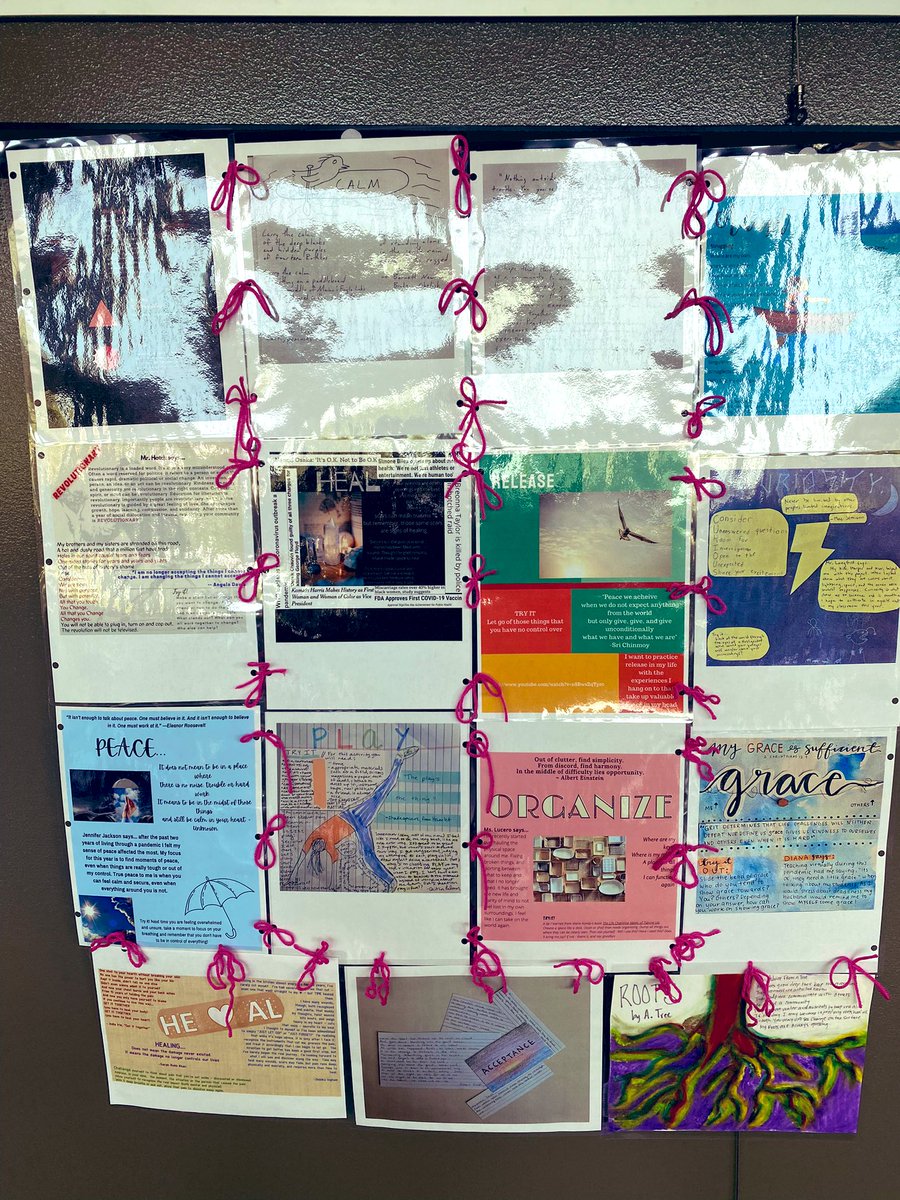 AnnRichardsStar's tweet photo. What’s your word for the year? Faculty Summer Reading projects. A quilt of our hope…#starSmart #Teachers❤️ https://t.co/0reXXpSbPn