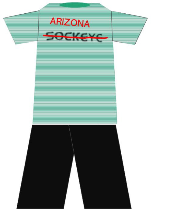 ArizonaLawless's tweet photo. Drafting some designs for our Nationals kit, thoughts? https://t.co/ZwoPkOOkcz