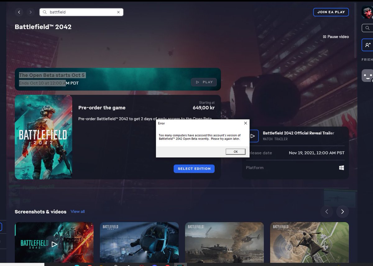 #BattlefieldBeta  #ErrorInk #Battlefield2042 #Battlefield
