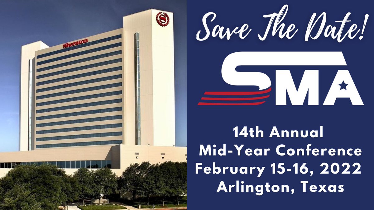 SWMeatAssn's tweet image. Mark your calendars! SMA is coming to Arlington, February 15-16, 2022. More information coming soon!