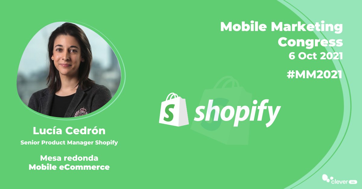 soyaidamar's tweet photo. Conoce a los ponentes que forman la mesa redonda de #MobileEcommerce

🎙 Damos la bienvenida a 👉 @lcedronfc ,Senior Product Manager @Shopify Spain
 
#MM2021 #MarketingMovil #EventoDeMarketing #Evento https://t.co/89X1fQ8rjO