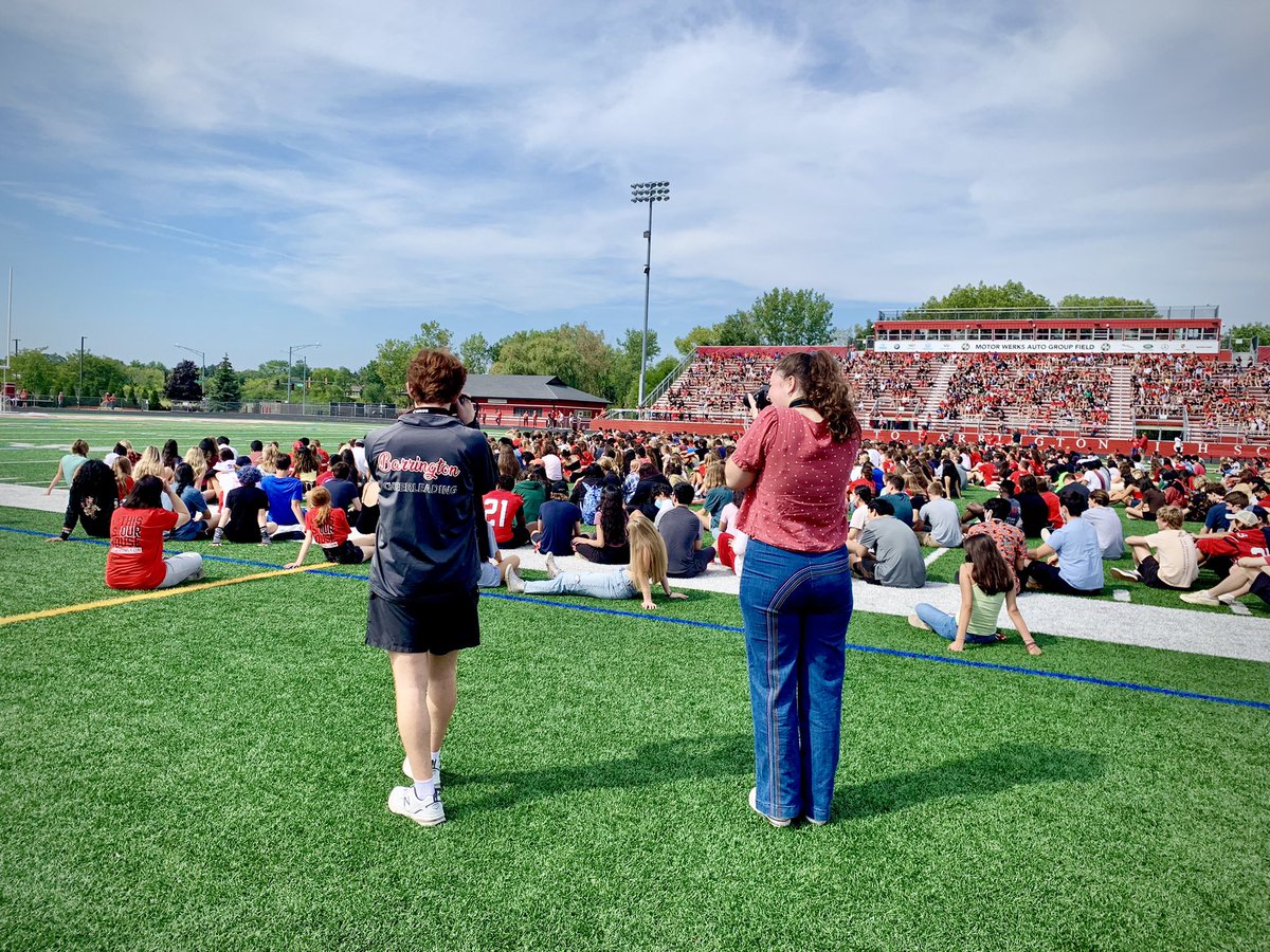 TMulvaney_BHS's tweet photo. Happy #NationalYearbookWeek to the hardworking students who create The Corral! These students work EXTRA hard to celebrate their peers’ unique stories! @BarringtonHS220 @barrington220 @BHSEnglish220 @Jostens @JostensYearbook https://t.co/QOBQNtvK6s