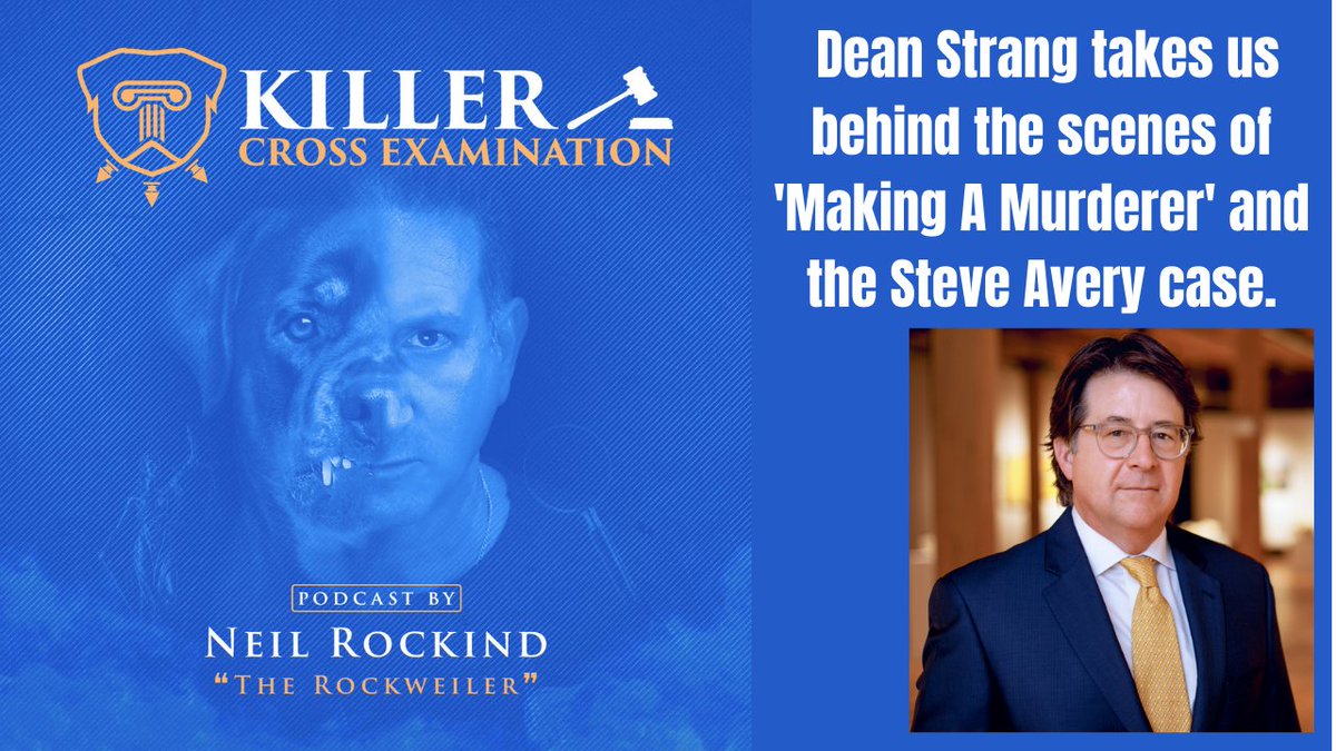 neilrockindlaw's tweet image. Making A Murderer, the @Netflix Documentary Series, captured the attention of tends of millions. #DeanStrang defended Steve Avery and he takes us behind the scenes and tells us what it was like making the show. Get the new episode here: anchor.fm/killer-cross-e…. #truecrimepodcast