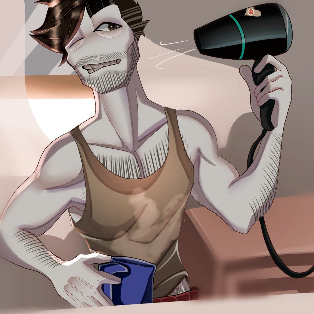 durble_skuff's tweet photo. Don In The Morning 👀👀👀👀

#DonWilliams #YourBoyfriendfanart #YourBoyfriendGamedon #draw https://t.co/MXAqvci6j7