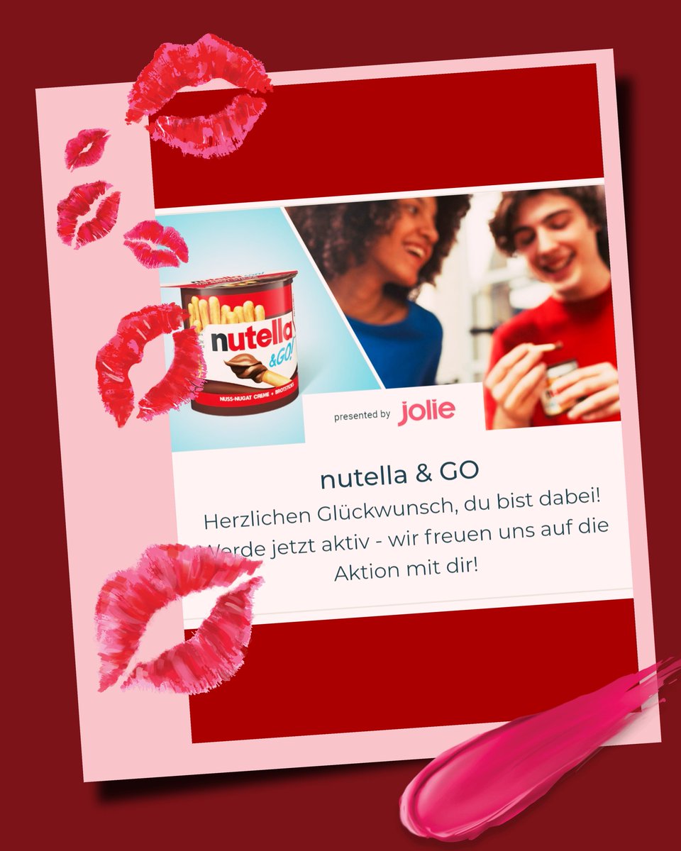 testingbymaria's tweet photo. Juhuuu wir sind dabei 💖 Danke #brandsyoulove und #nutella dürfen wir die to go Nutella testen 💖
♡ Noch jemand dabei ? ♡ https://t.co/Gjoiu7bwvV