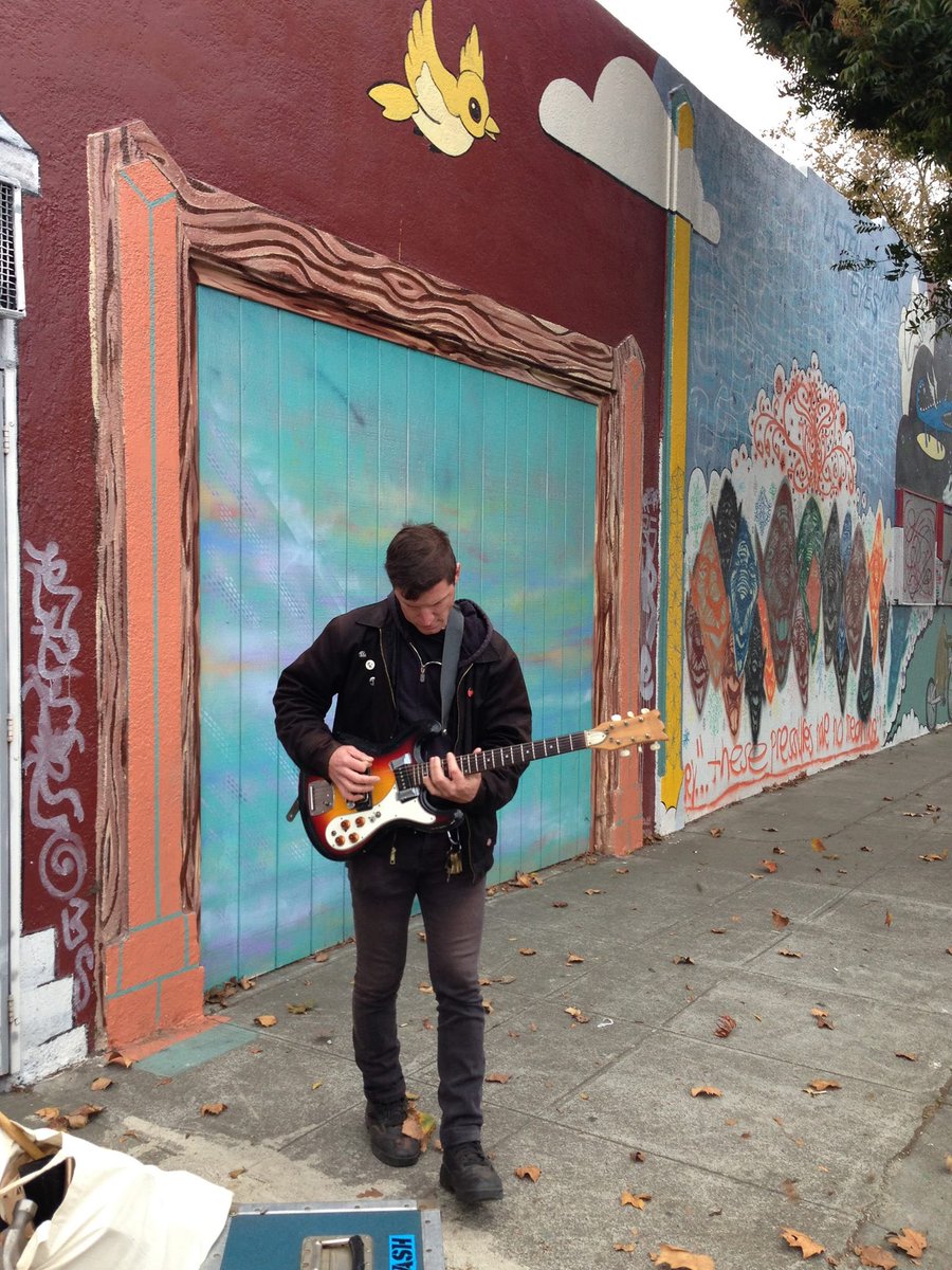 WednesdaysSf's tweet photo. The shape of the waterfront is rockin’ w/ music today at Embarcadero Plaza,  12pm-2pm, w/ one of the Bay Area’s most popular bands: The Lost Shapes. It’s all part of the SFWednesdays series of FREE performance by local artists in iconic SF outdoor spaces. 
https://t.co/xBUj9lnSDt https://t.co/6DlJwQpGRl