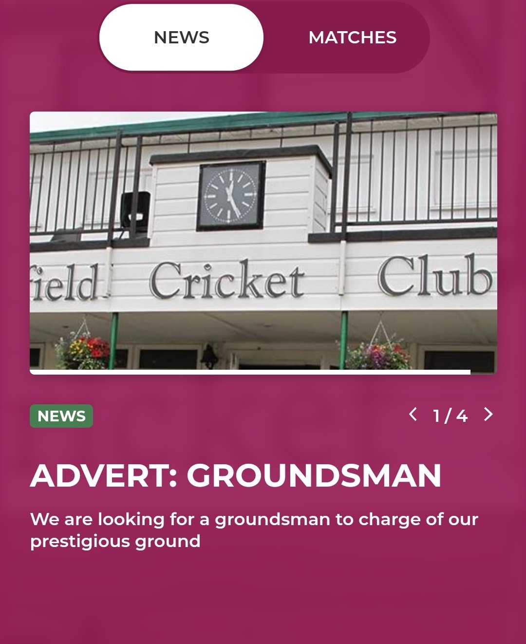 Enfield Cricket Club on Twitter "We're hiring! We're searching for a