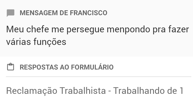 ElaineMedrado's tweet photo. O curioso caso do patrão que persegue funcionário pedindo, #PASMEM , pra ele trabalhar
Trilha sonora: umdererurê rerurê rerurê https://t.co/6zdi2ZffMk