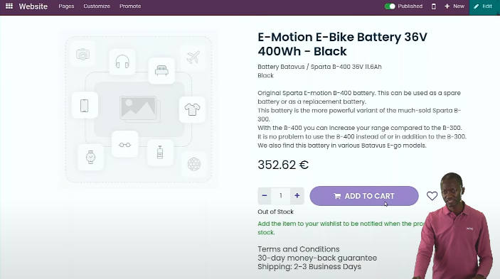 Vauxoo's tweet photo. Odoo #eCommerce has become one of the best and easiest to use options on the market, in this talk you will discover the new elements that have been added in #Odoo15. 

By Patrick Lukusa #OdooExperience https://t.co/GP3HlKcfZ8