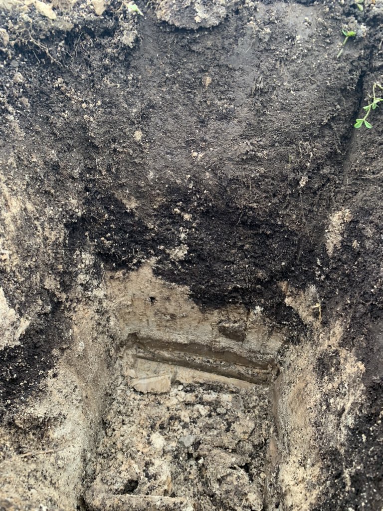 agronomygeek's tweet photo. #Topsoil #peatlayer #Pumice #claylayer. Interesting felt small compaction layer after very soft layer with my pentrometer. #Corsonmaize https://t.co/yooKgwkXTx