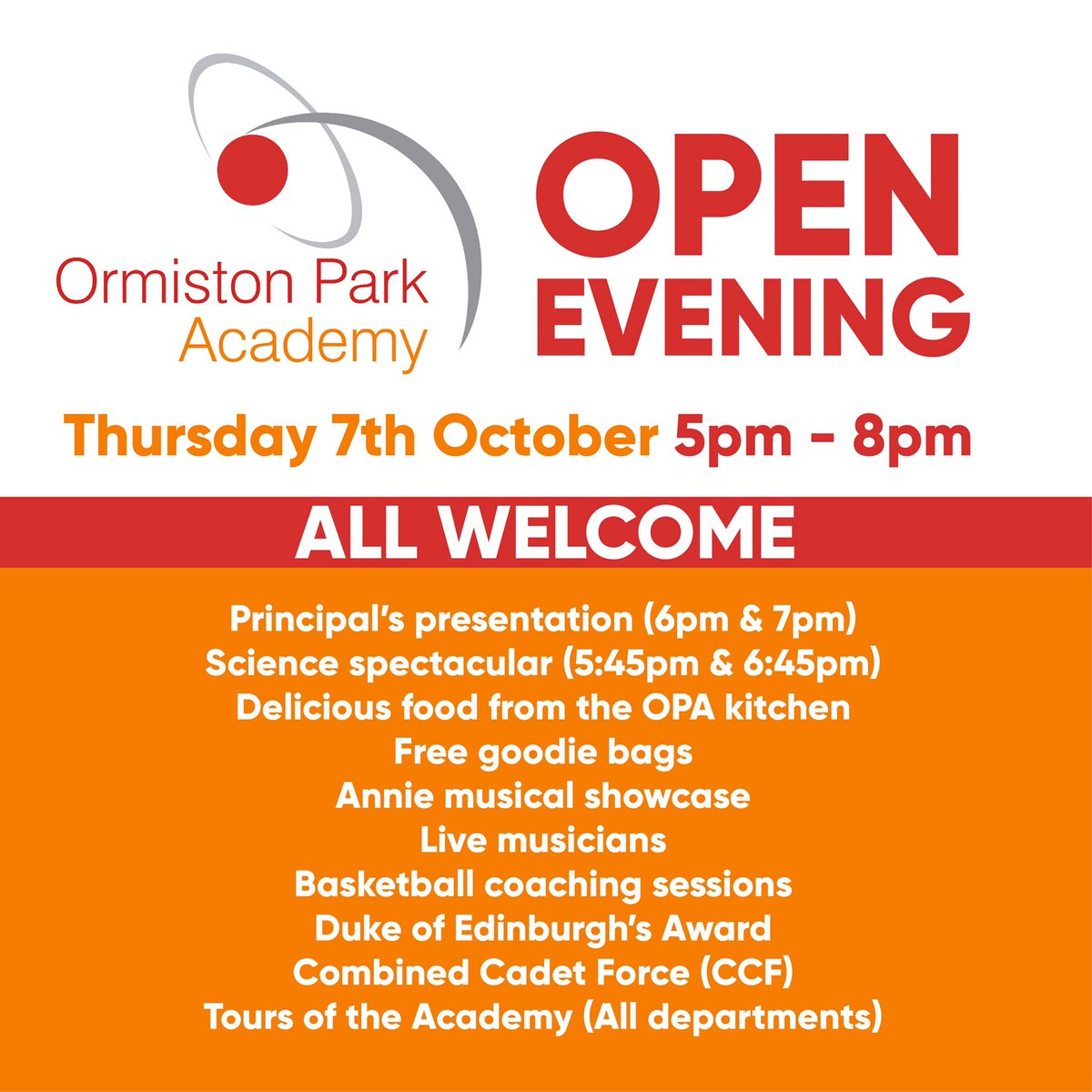 Why not come and visit us tomorrow evening. You might be surprised! #chooseopa #ormistonpark