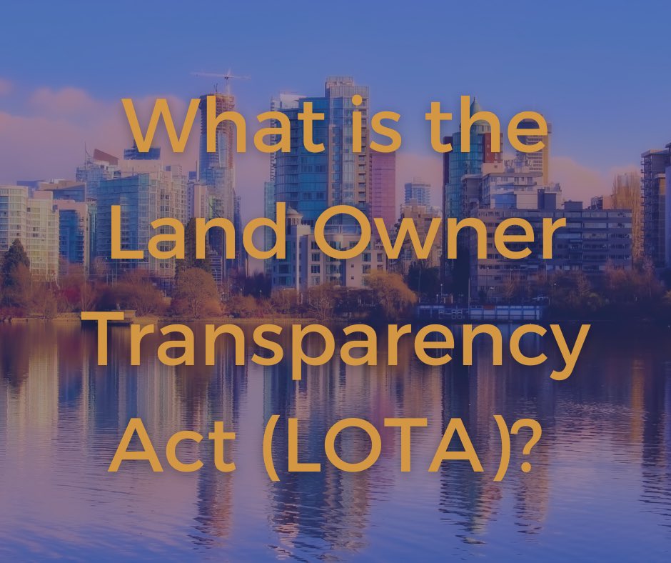 AroraZbarLLP's tweet photo. The LOTA creates a publicly searchable registry of information about interest holders—these are individuals with indirect ownership in land, usually through a corporation or trust. 

If this is YOU, you MUST file a report by Nov 30: https://t.co/HHeZUS0hFC https://t.co/pP2anbyWF2