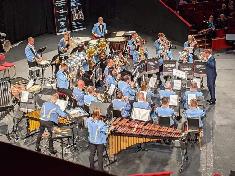 TheFaireyBand's tweet photo. What a weekend being back on the contest stage at the National Brass Band Championships of Great Britain. #royalalberthall @RoyalAlbertHall https://t.co/ynn7vORvId