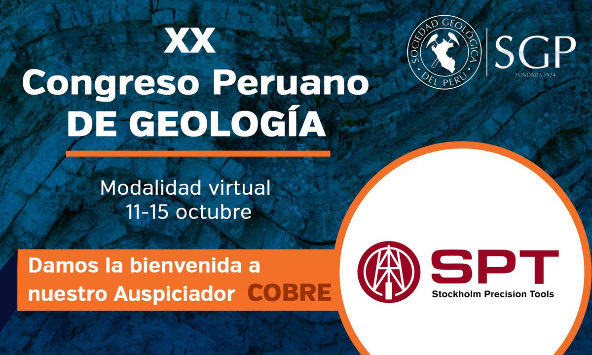 Sociedad Geológica (@socgeoperu) on Twitter photo @StockholmPrecisionToolsAB es Auspiciador #COBRE del XX Congreso Peruano de Geología 2021.
Vea quién más patrocina y súmese:
👉congresoperuanodegeologia.com/auspiciadores/
<a href="/proactivoperu/">Revista ProActivo</a>
@RevistaEnergiminas
<a href="/MinerAndina/">MinerAndina</a> Comunicaciones
<a href="/horizonteminero/">Horizonte Minero</a>
tunnelmining.net
<a href="/mineriaenergia/">Revista Minería&Energía</a> @StockholmPrecisionToolsAB es Auspiciador #COBRE del XX Congreso Peruano de Geología 2021.
Vea quién más patrocina y súmese:
👉congresoperuanodegeologia.com/auspiciadores/
<a href="/proactivoperu/">Revista ProActivo</a>
@RevistaEnergiminas
<a href="/MinerAndina/">MinerAndina</a> Comunicaciones
<a href="/horizonteminero/">Horizonte Minero</a>
tunnelmining.net
<a href="/mineriaenergia/">Revista Minería&Energía</a>
