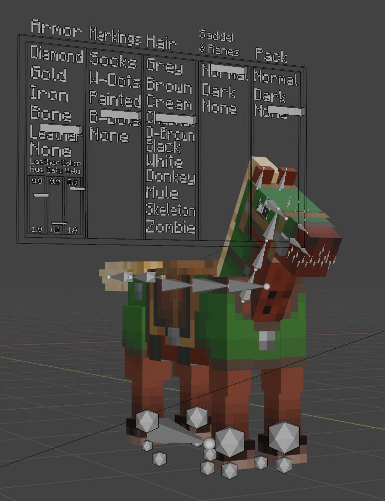 Minecraft Gold Horse Armor