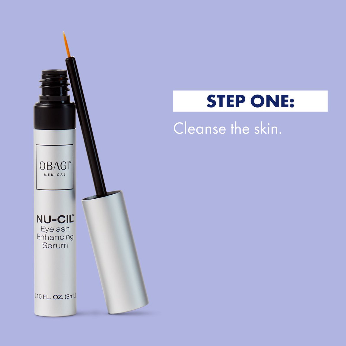 Obagi's tweet image. 3 easy steps for more luscious looking lashes. Are you adding Nu-Cil™ Eyelash Enhancing Serum into your daily routine?