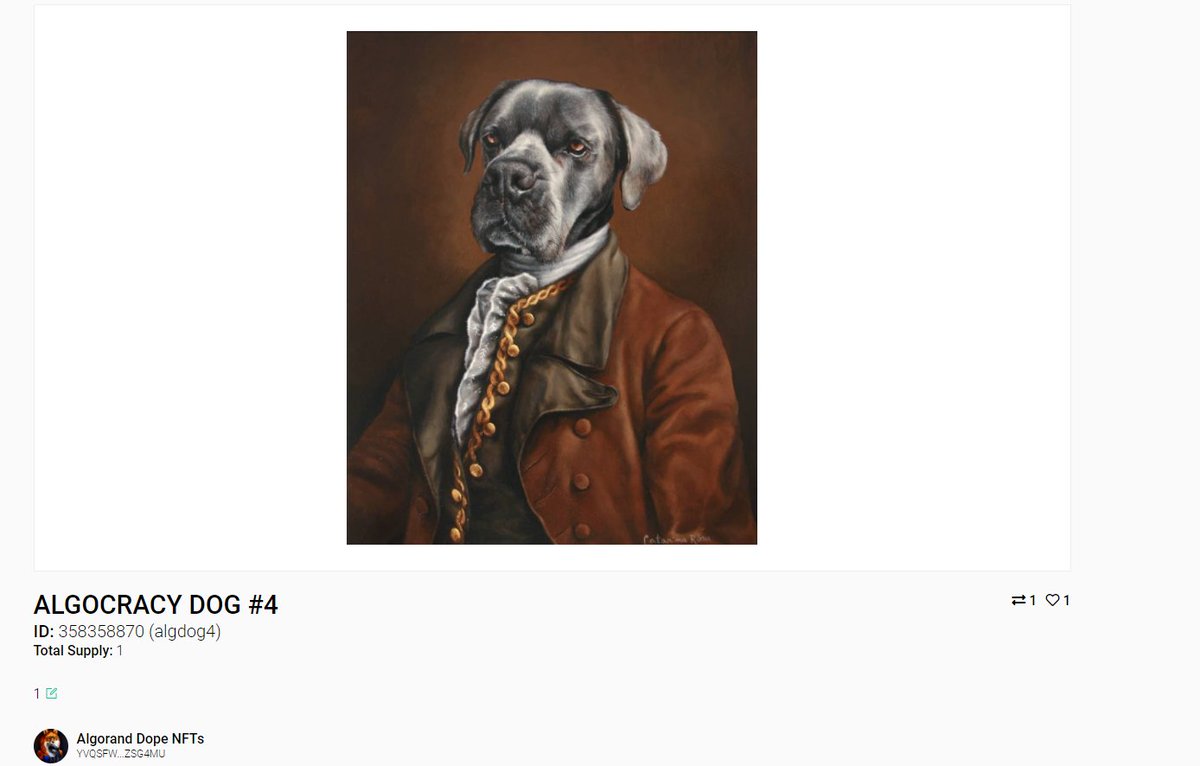 AlgoJunkyard's tweet photo. 🚨⚠️Potential Scam Alert⚠️🚨

Please beware of the NFTs coming from this listing on @AB2_Gallery :
https://t.co/aphu7Z667E

Some of these portraits seem to be coming from this website: https://t.co/wlp1s9Gnr5

#CounterfeitNFTs #Algorand #beware #ScamAlert https://t.co/CZLPzNZdIm