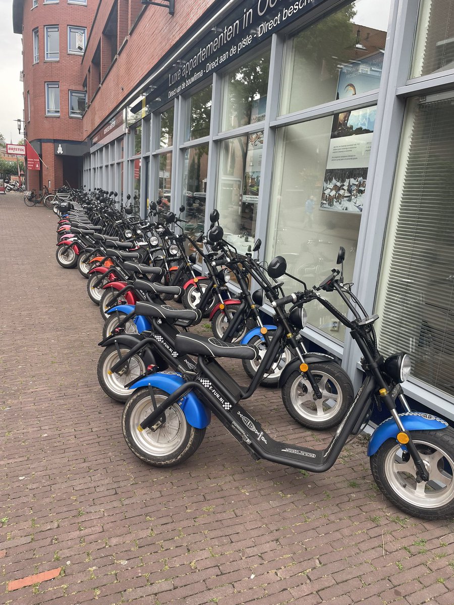 e_Choppers's tweet image. E-Chopper huren in Amersfoort 3,0 uur met route voor €39,95 #echopper #elektrischescooter
