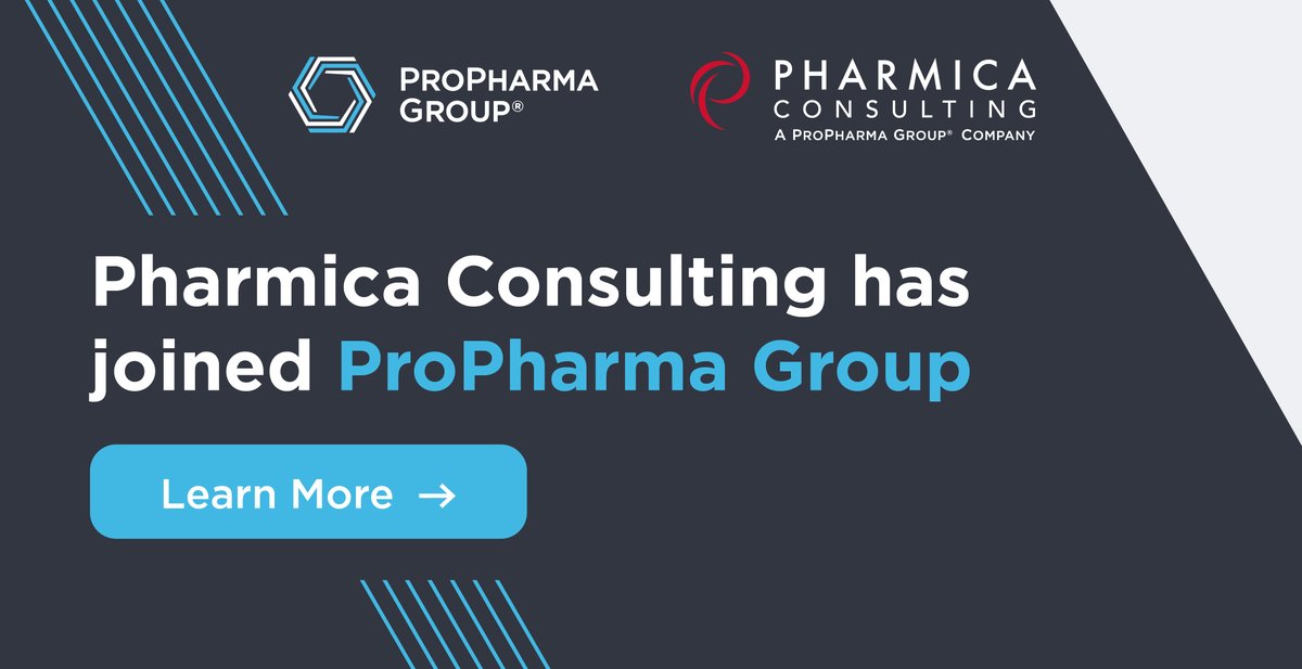 ProPharmaGroup's tweet photo. We’re pleased to announce that Pharmica has joined ProPharma Group.
Together we are forming the world’s leading provider of #regulatory, #clinical, and #compliance services supporting clients throughout the full product lifecycle. https://t.co/h17qrCbFeo https://t.co/XPHnTNCBr2
