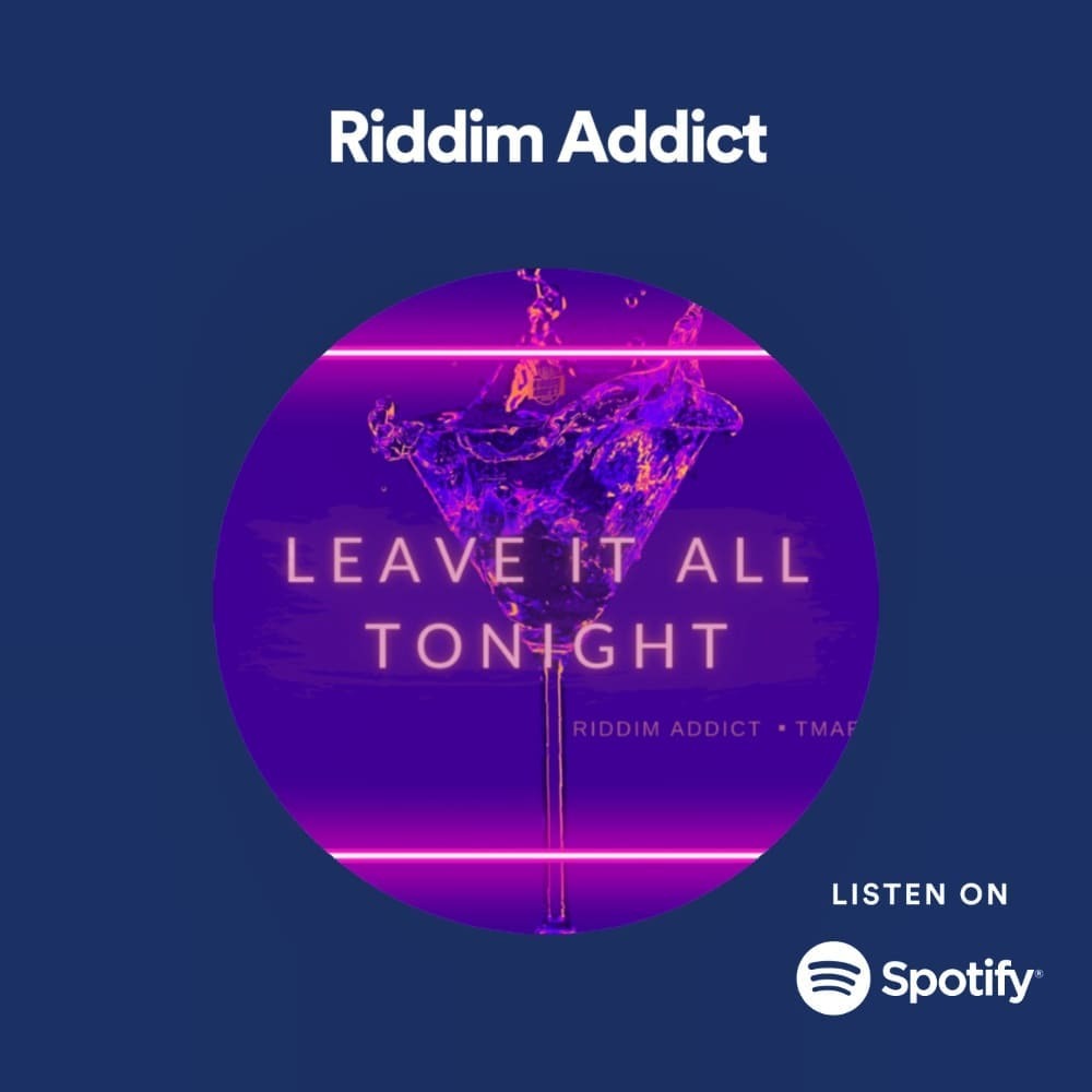 RiddimAddict's tweet photo. Stream #LeaveItAllTonight on @spotify now....#linkinbio
.
.
.
.
.
#spotify #riddimaddictrecords #Tmar #LIAT #newmusic #stream #fusion #Funk #electrofunk #rnb #electronicmusic #Dancehallpop #popdancehall https://t.co/MbPqu3O08l https://t.co/tSWd00W0mA