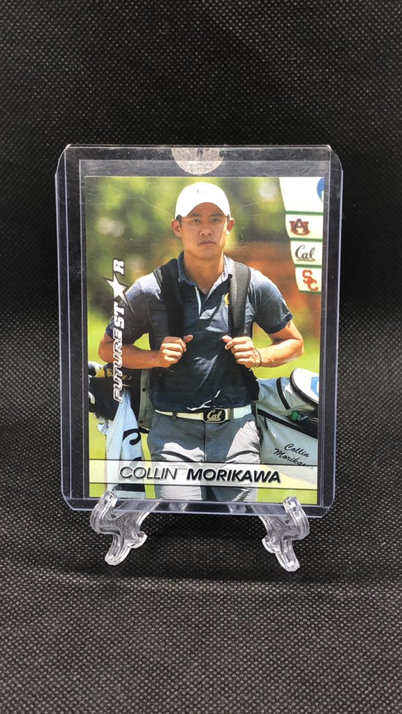 RT @TrueGreekMint: Collin Morikawa paper Future Star /100 comps doing $60 take mine $55 shipped @HobbyConnector https://t.co/xx7q00pAqZ