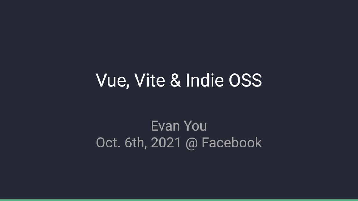 nparashuram's tweet image. Thanks @youyuxi for the amazing session on "Vue, Vite and OSS libraries" at our External Tech Talks series in Facebook. Was great to hear your insights on how you came up with the fundamental ideas and optimizations.

Excited for the future of the front end development !!