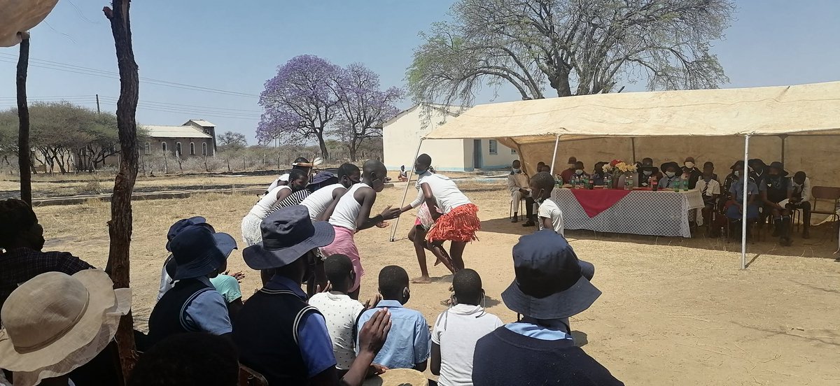 Pictures: Belated International Day of the African Child Commemoration. Present were the Ministry of Youth, Sport, Arts &amp; Recreation, <a href="/MoHCCZim/">Ministry of HealthZW</a>, Department of Social Welfare, the <a href="/MatoboRDC/">Matobo Rural District Council</a>, learners, parents &amp; developmental partners.