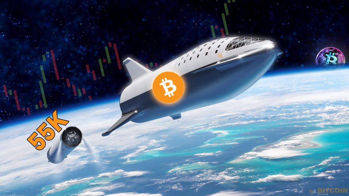 BitcoinMagazine's tweet photo. Send it $55,000 #Bitcoin 🚀 https://t.co/kvFbFVMOhy
