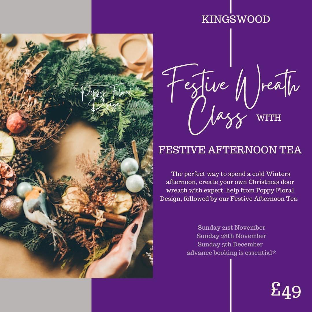 Christmas Wreath Making followed by Festive Afternoon Tea 🎄 a fabulous event to kick off the festive season! Wreath class by Poppy Floral - £49pp includes all materials. To book call 01592 872329, please mention any dietary requirements when booking #fifechristmas #welcometofife