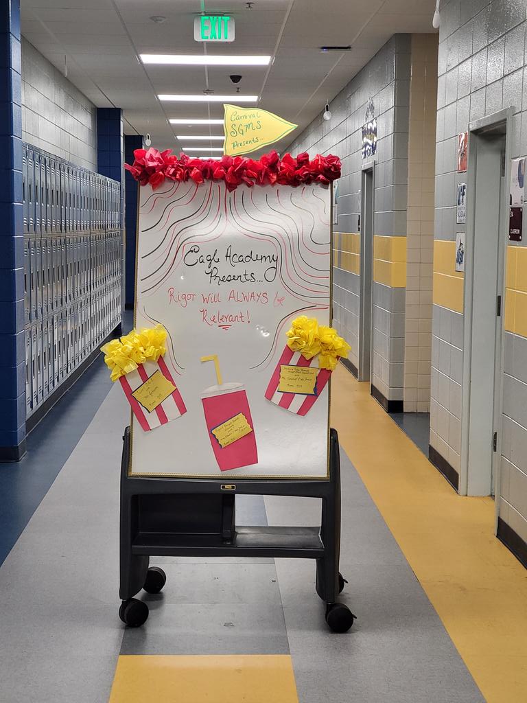 Twonzetta Samuel (@tsamuel_eds) on Twitter photo Eagle Academy Ready! This month's theme: Rigor will ALWAYS be Relevant! <a href="/akjohnsonEdS/">Dr. Anthony K. Johnson</a> <a href="/SGTheBestNest/">SnelsonGoldenMS</a> Eagle Academy Ready! This month's theme: Rigor will ALWAYS be Relevant! <a href="/akjohnsonEdS/">Dr. Anthony K. Johnson</a> <a href="/SGTheBestNest/">SnelsonGoldenMS</a>