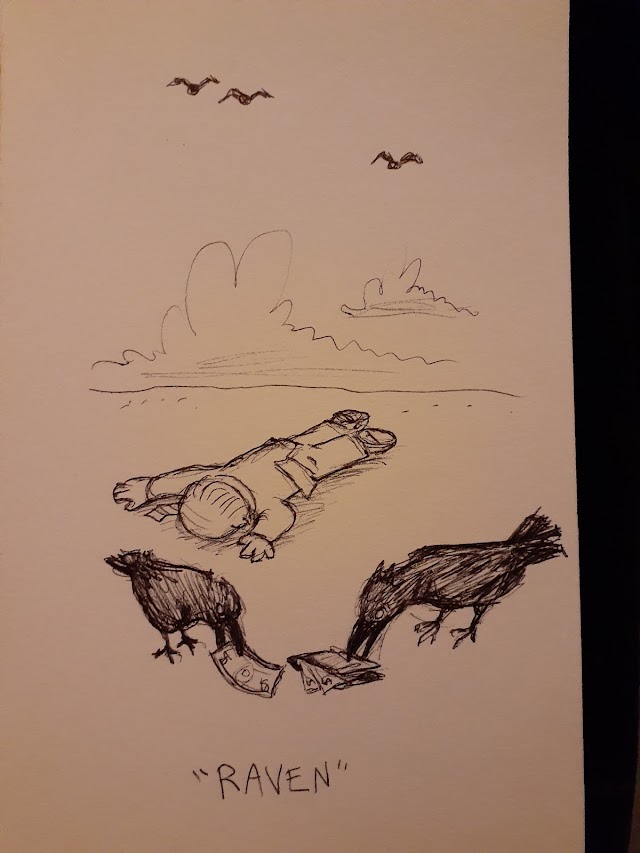 mindfaucet's tweet photo. #inktober2021 #raven https://t.co/BYaQ8eKu9P
