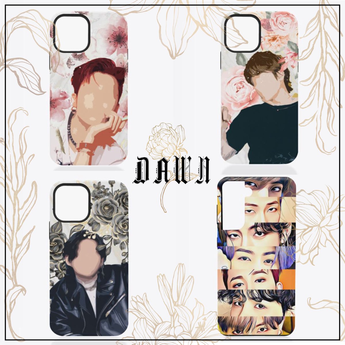 DawnTheArmy's tweet photo. Hi guys.. here are some of my designs for merch on "Spring" I tried to lower the price to suit everyone.. more designs will be uploaded soon. as for phone cases, designs are available for iPhone and Samsung .. plz RT 💜💜💜
https://t.co/MkgAxc8bUy https://t.co/89ury17KtY