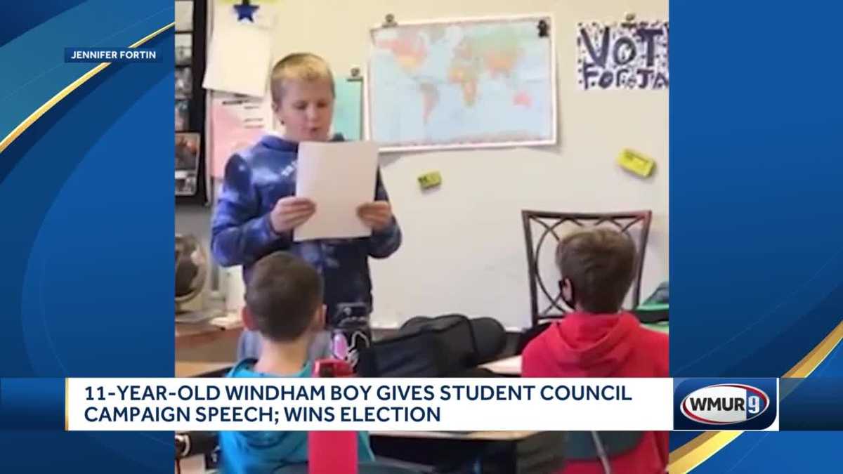 DrDoreenG's tweet photo. Windham boy with #autism wins student council seat after delivering self-written speech. 
Read: https://t.co/BVDXTcZ50L https://t.co/cYyv92iKIJ
