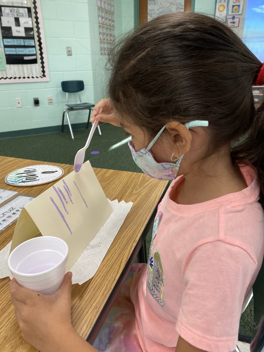 DGregoryVCS's tweet photo. Channeling our inner artist and scientist.  Exploring Gravity through Drip Art 🎨👨🏼‍🔬👩🏼‍🔬 @spiritbelieves #vcscientists https://t.co/U7dcsLYNDx
