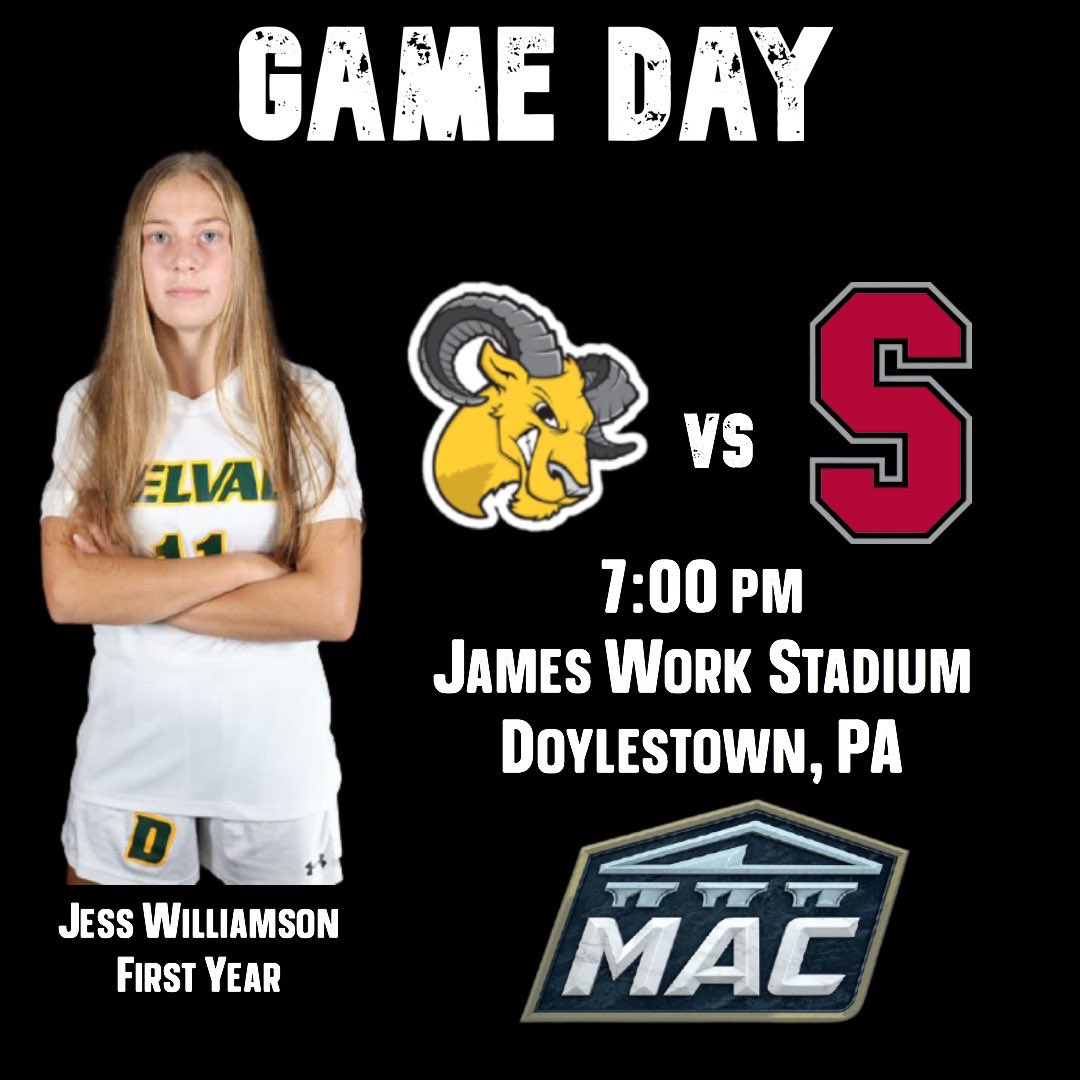 DVUWSoccer's tweet photo. Game Day in Doylestown!! Come down to James Work Memorial Stadium tonight to watch your Aggies against defending MAC Champions Stevens Tech! Kickoff set for 7:00 pm! BE THERE AND BE LOUD! #TogetherWeDoMore #Heart https://t.co/V5HejgU32f