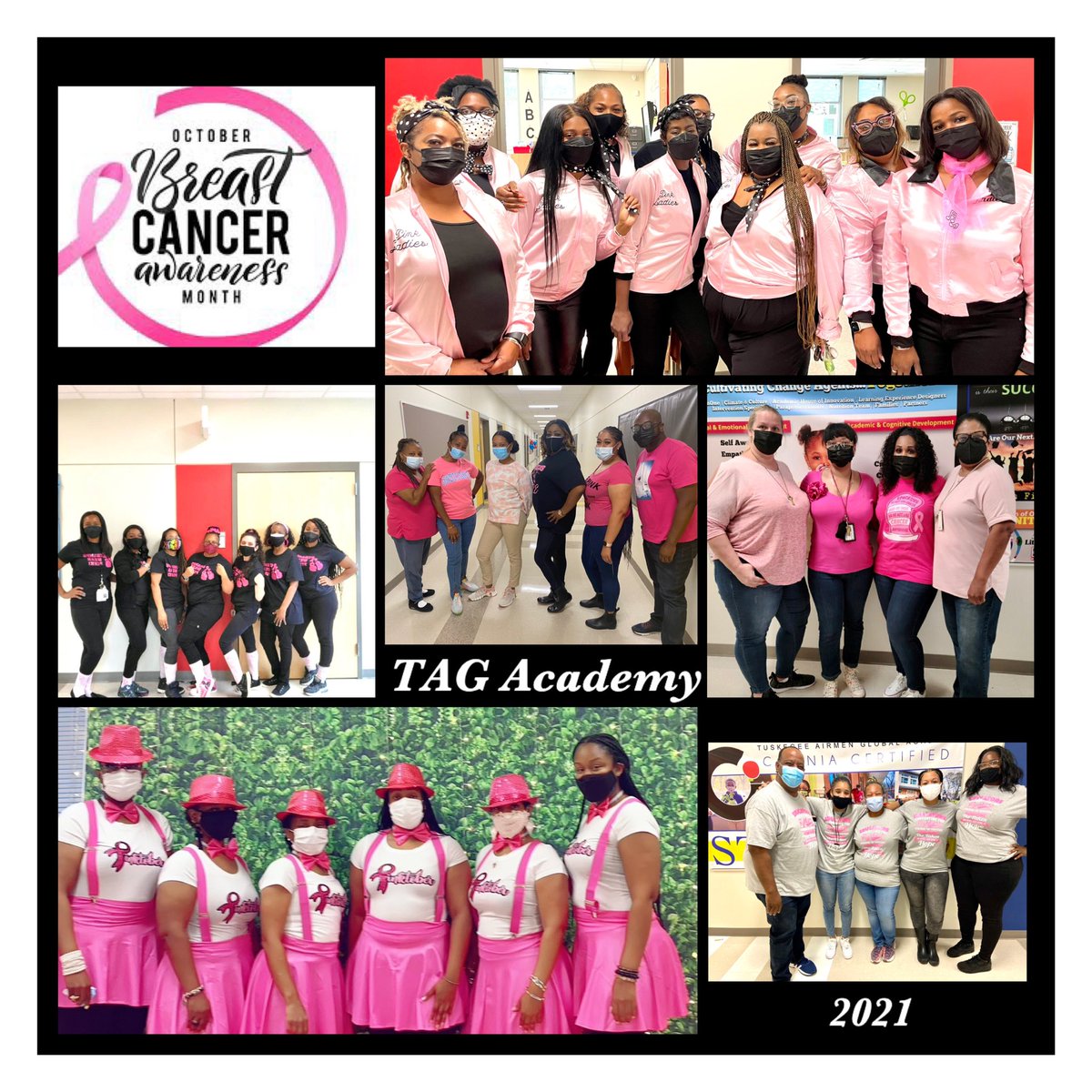 Tuskegee Airmen Global Academy (@apstagacademy) on Twitter photo October is Breast Cancer Month and we are raising AWARENESS <a href="/APSTAGAcademy/">Tuskegee Airmen Global Academy</a>! Our teams look AMAZING!@WeemsYolanda @SharpeSystems <a href="/marcopitts/">TAG Academy Assistant Principal</a> <a href="/apsupdate/">ATL Public Schools</a> <a href="/DrLisaHerring/">Dr. Lisa N. Herring</a> <a href="/Retha_Woolfolk/">Dr. Margul Retha Woolfolk</a> October is Breast Cancer Month and we are raising AWARENESS <a href="/APSTAGAcademy/">Tuskegee Airmen Global Academy</a>! Our teams look AMAZING!@WeemsYolanda @SharpeSystems <a href="/marcopitts/">TAG Academy Assistant Principal</a> <a href="/apsupdate/">ATL Public Schools</a> <a href="/DrLisaHerring/">Dr. Lisa N. Herring</a> <a href="/Retha_Woolfolk/">Dr. Margul Retha Woolfolk</a>