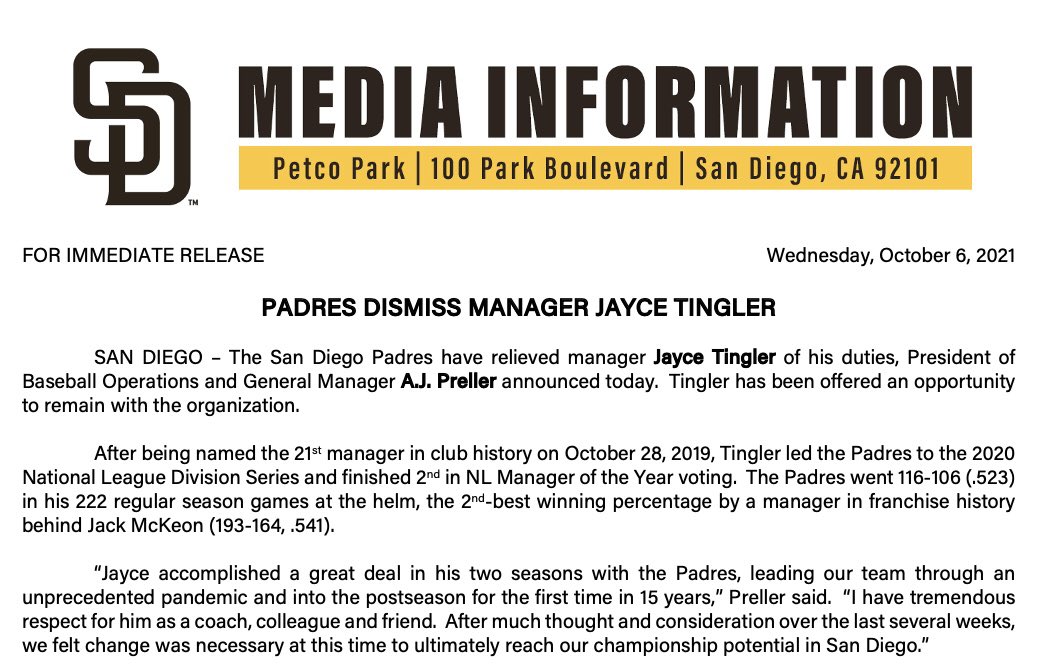 [情報] 教士總教練Jayce Tingler遭到開除