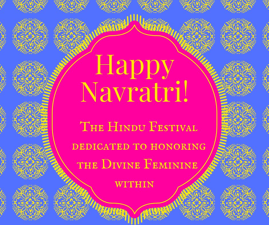 October is #HinduHeritageMonth 

On this month, we celebrate #Navratri ! 💗 

#DivineFeminine #Goddess #Shakti #yoga