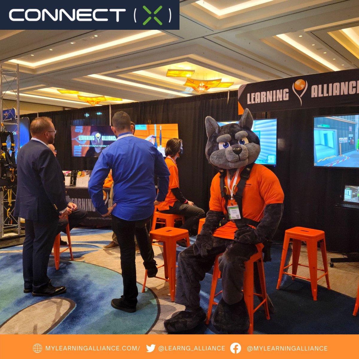 Learng_Alliance's tweet photo. Getting to showcase LAC's AR and VR has been such a great experience. Proper training for our students should always be available whether at the tower or at home.

#ConnectX #LACInspires #JoinThePack #WolfSighting https://t.co/TsGFjgbpZH