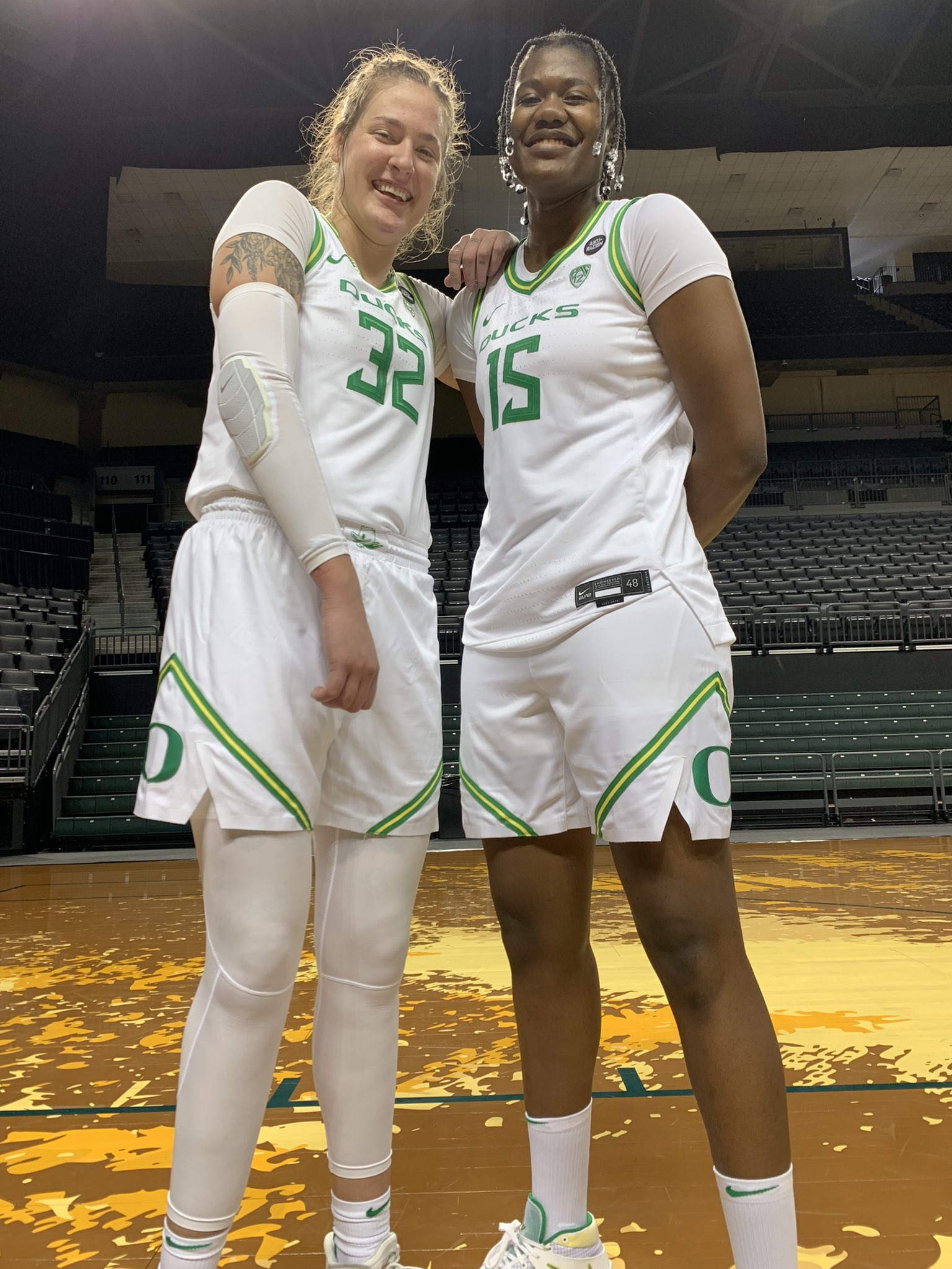 Kelly Graves on Twitter: &quot;13&#39;3” of Duck Power!! @sedonaprince_ &amp; Phillipina  Kyei… &quot;