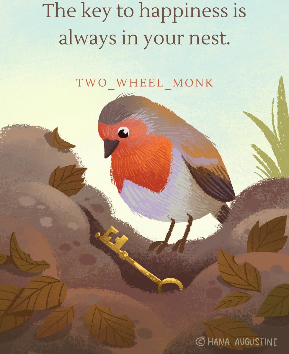 two_wheel_monk's tweet photo. #KeyQuote #LifeLesson #HanaAugustine #Illustration https://t.co/t17iZnFE3r