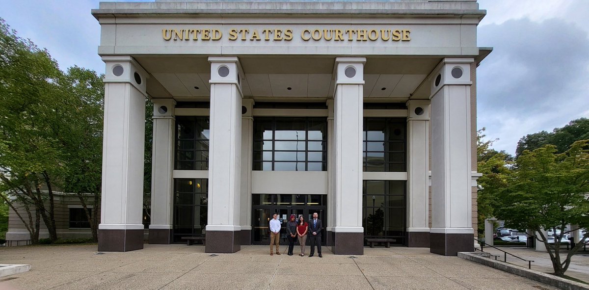 EKUCJRegional's tweet photo. Exciting day at the U.S. Federal Court House, London. Learning-Internships-Partnerships-Networking-Careers! Mr. Gilliam and students exploring options! Checkout The School of Justice Studies at Regional Campuses &amp; Sites has to offer Visit https://t.co/YFIvZ4Oflp call 859.622.6710 https://t.co/vtmtq4XbMv