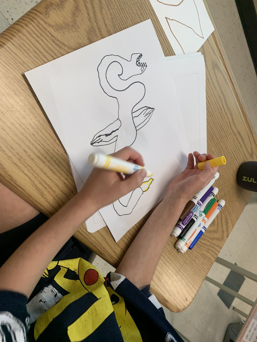 apatzale's tweet photo. Getting the students’ creative juices flowing this morning. @SWO_HWDSB https://t.co/Gf8nbsPhjx
