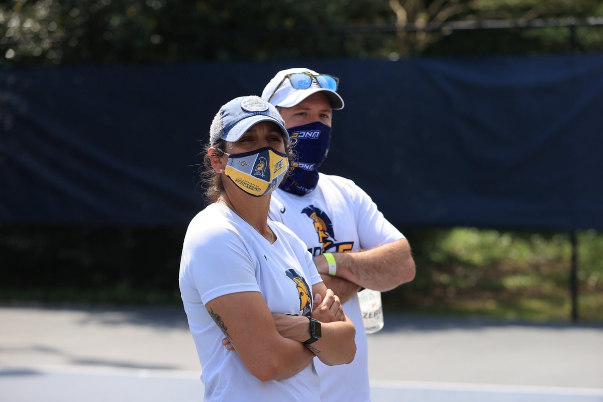 UNCGWTennis's tweet photo. Thank you @__aleguerra for your leadership of our program. #NationalCoachesDay https://t.co/mQqQSXm0Wa
